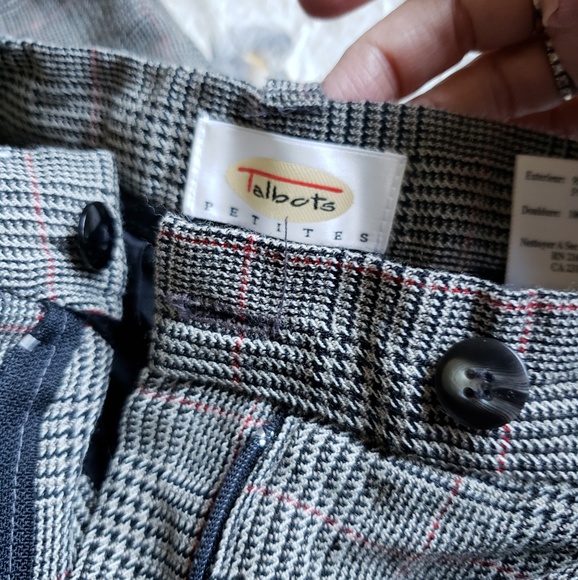 EUC Talbots Petite Patterned Pants, Size 6P - Picture 3 of 7